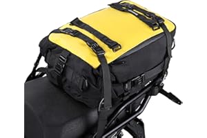 WILDKEN Motorcycle Bag, Tank Bag, Motorbike Tail Bag Rear Seat Bag, Saddle Bags Waterproof, Motorbike Back Bag, Travel Luggage Bag10/20/30L