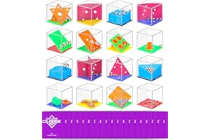 Gontence 16 Cubes Casse Tete Enfant avec 16 Pochettes Surprise - Jeux de Patience pour Enfants | Cadeau Anniversaire Enfant | Jeux Anniversaire | Cadeau de Noël |Jouet Pinata | Activités Scolaires