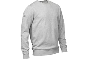 JCB Workwear Men's Marl Basic Sweatshirt, Grey, L