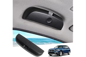 ‎GAFAT GAFAT Sonnenbrillenhalter Brillenetui Kompatibel mit BM-W X1 X3 X5 X7 1er 3er 5er 7er 2010-2025 2026, Innenraum Organizer für X1 U11/ X3 G45/ 1er F70/ 3er G20 Zubehör (Schwarz)