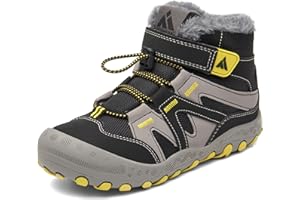 Mishansha Stivali da Neve Bambino Scarpe Invernali Comode con Imbottitura Calda