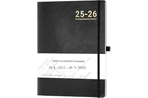 Agenda 2025 2026 Plan hebdomadaire Environ A4 216x283mm Da Juillet 2025 a Juin 2026, ARTFAN