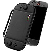 tomtoc Nintendo Switch 2 (2025) ile uyumlu, &ccedil;epe&ccedil;evre koruma, ultra ince taşıma &ccedil;antası, Switch 2 konsol ve 12 oyun i&ccedil;in, ser
