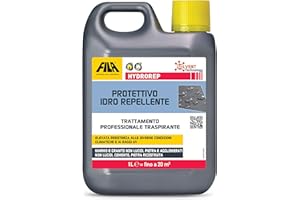 FILA Surface Care Solutions Hydrorep Idrorepellente per Pietra e Cemento, Calcestruzzo, 1 l, 1000 unità