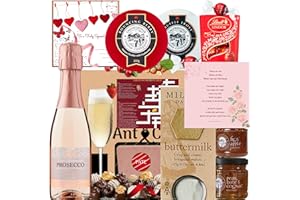 ANT & CHID Rose Wine Cheese and Wine Hamper Gift Set |Includes 2 Award Winning Cheeses|Chutneys,Olives,Pate,Butter Milk Biscuits - Cheese Gift Set for both Men and Women - Cheese Themed Crossword