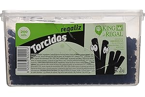 KINGREGAL King Regal Torcida Regaliz - estuche 200 unidades
