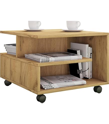 IKEA Tingby 003.494.44 Beistelltisch auf Rollen, Grau, Größe 49,5 x 49,5 cm