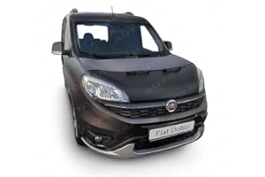 AUTO-BRA AB3-00406 BRA DE CAPOT - PROTEGE CAPOT compatible avec Fiat Doblo Tuning Bonnet Bra