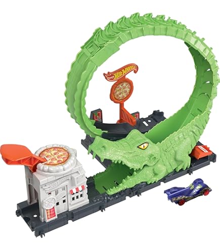 Coche Electrico Para Niños Hot Wheels Cobra Infernal Pista De