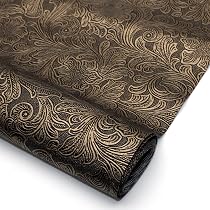 Picheng Paisleyblumen-Kunstlederrolle – 35 Cm X 135 Cm, 1 Mm Dick, Für DIY & Nähen