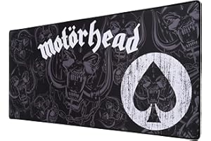 Subsonic, Alfombrilla de ratón Motörhead XXL con licencia oficial, que combina rendimiento y diseño atrevido inspirado en la legendaria banda de heavy metal