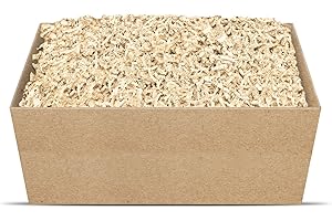 SizzlePak Materiale da imballo per confezionare regali, materiale ecologico per imballo confezioni regalo, molti colori disponibili, 125 g - 1 kg (avorio, 1 kg)