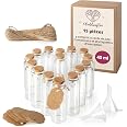 60 Mini Bouteilles En Verre 11ml Avec Bouchons Liège - Idées Mariage, Cadeaux, Décoration