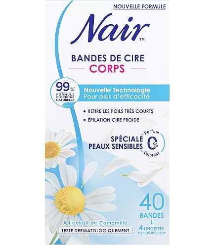Lot De 20 Bandes De Cire Froide LOUA Pour Jambes - Naturelle - Neuf