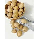 Makkam Home Walnut Cracker, Sturdy Steel Chrome Color Cast Walnut And Nut Cracker (Walnut Cracker, Grey)