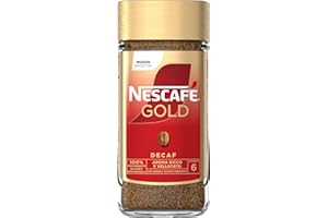 NESCAFE NESCAFÉ Gold Decaf Caffè Solubile Decaffeinato, Barattolo 200g