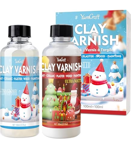 Air Dry Clay Glaze, 120 ml glazuur voor klei-luchtdroging, blanke lak