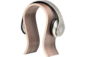 Valiai Kopfhörer Ständer aus Holz, Minimalistisches Stilvolles Detail für Ihren Schreibtisch, Ideale Headset Halterung - Geschenk für Ehemann, Freund