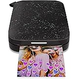 HP Sprocket Portable 2x3 Inch Instant Photo Printer (Black Noir) Print Pictures on Zink Sticky-Backed Paper From