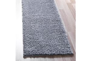 GULLAMBO Fluffy Shaggy Runner Rug – Soft, Non-Slip & Washable Long Pile Carpet for Hallways, Bedrooms, Stairs & Living Rooms – Perfect for High-Traffic Areas, Entryways & Landings