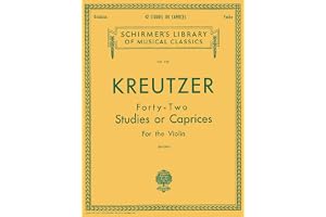 Rodolphe kreutzer: forty-two studies or caprices (violin): Schirmer Library of Classics Volume 230 Violin Method