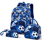 Amythe School Backpack Teenagers 3 Pieces Large Waterproof Strap Set | 3 Pieces Large Waterproof Chest Strap Compartment Lapt