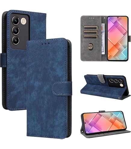 MOJIA Cover Per Oukitel C35 E C36 - Custodia Flip Portafoglio In Pelle PU Con Supporto E Slot Carte - Nero - 2