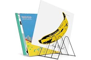 draadwerk Schallplattenständer Schwarz | Aufbewahrung für 50 LPs | LP Ständer | Prospekthalter | Bücher Aufbewahrung | Zeitungsständer | Schallplatten Deko | Schwarz