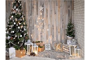 AIIKES 7x5FT Fondo de Navidad Fondo de fotografía de Navidad Fondo de fotografía de Navidad Fondo de Madera de Navidad Fondo de decoración de Navidad Fondo de fotografía de bebé 11-976
