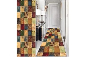 DTUQYX Chodnik długi, antypoślizgowy dywan do kuchni, 70 x 100 cm, poliester, nadaje się do prania i trwały, do sypialni, salonu, biura, jadalni, regulowany, towar sprzedawany na metry