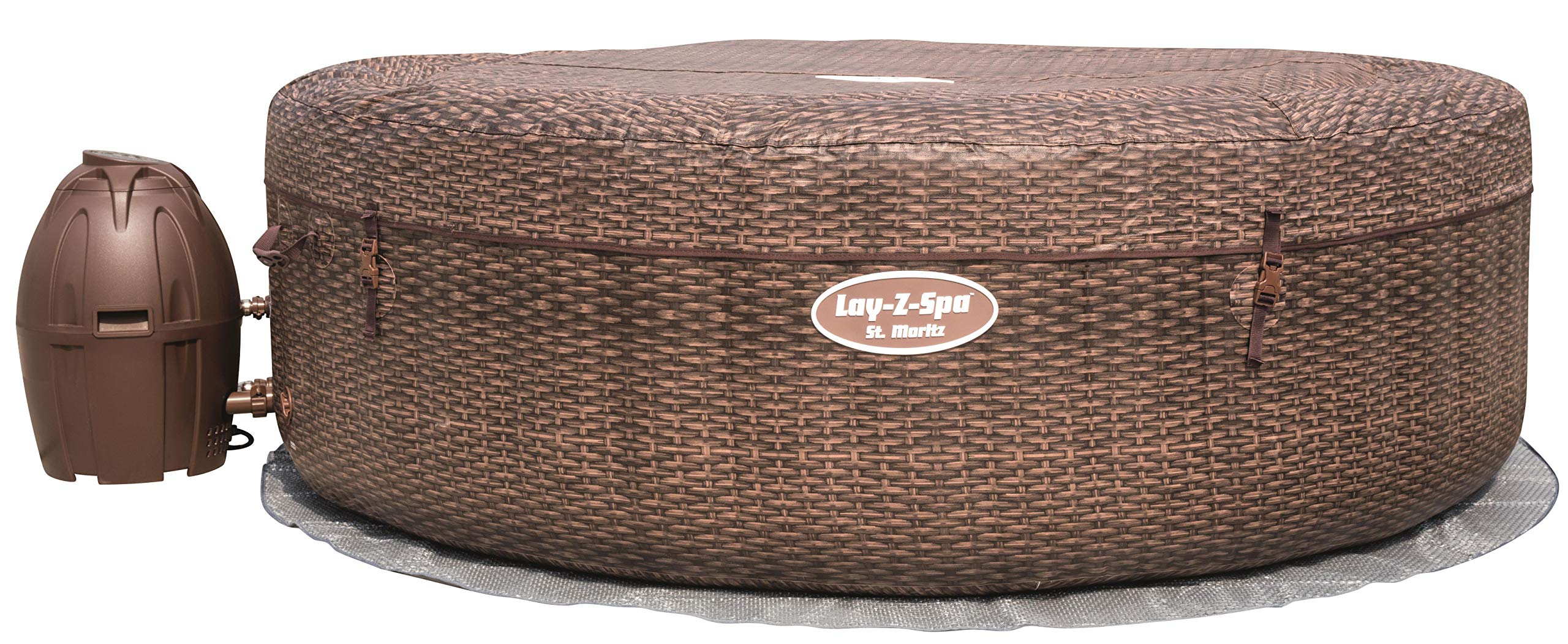 Bestway Lay-Z-Spa St. Moritz AirJet, Whirlpool rund aufblasbar mit Massagefunktion, 216x216x71 cm – Bild 28