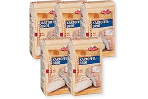 BIELMEIER KÜCHENMEISTER Brotbackmischung Kartoffelbrot 5 x 500 g I Brotbackmischungen für Brotbackautomat & Ofen I Brot mit Backmischung ganz einfach