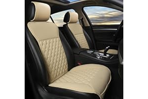 Black Panther 1 Par Funda Coche Asiento con Respaldo Accesorios De Coche Apto para Uso en Cuatro Estaciones (Beige)