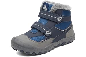 Mishansha Kinder Outdoor Winterschuhe Warm Gefüttert Winterstiefel, Gr.24-38