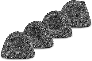 Pronomic Set de 4 SSP-660 GR Haut-Parleur d'extérieur de Plein air 40 Watt