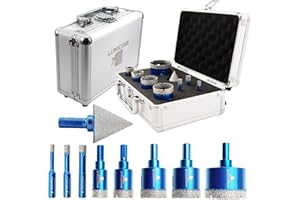 Punte Trapano Diamantate 6/8/10/20/25/32/35/50mm- BRSCHNITT foretto diamantato per Gres Porcellanato Piastrelle Ceramica granito Marmo