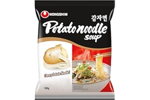 ‎NONGSHIM Nong Shim Instantnudeln Potato Noodle Soup – Koreanische Suppe mit Kartoffelnudeln - schnelle Zubereitung – 1 x 100g