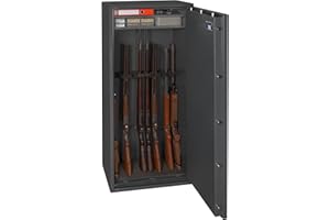 MELSMETALL Waffenschrank Waffentresor Gun Safe N 1-10 (1548x648x418mm) Klasse N/0, 10 Waffenhalter
