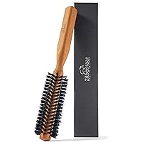Ibiza Hair EX6 Rundbürste – Extra Lange Korkholz-Bürste Für Weiche, Voluminöse Locken