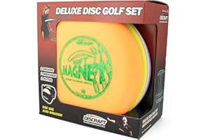 Discraft Deluxe Disc Golf Set (4 Disc and Bag) Models and Plastic Blends May Vary
