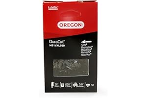 Oregon Cadena de Motosierra DuraCut 3/8" Low Profile de 0,050" (1,3 mm) Micro Chisel para espada de 35 cm (14") y 50 Eslabones de Transmisión, Compatible con Stihl, Mc Culloch, Jonsered y más (M91VXL)