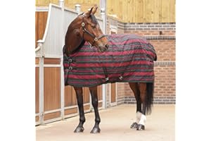 Shires Tempest Plus 200 Stable Rug - Red Tartan