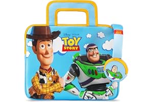 PEBBLE GEAR Disney Toy Story Kids Borsa da trasporto e cuffie, a prova di bambino, con limitazione del volume, per tablet da 10", Fire 7 Kids, Fire HD 8, Nintendo Switch