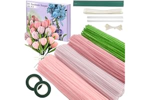 400 Pcs Pipe Cleaners Craft,4 Assorted Colors Pipe Cleane...