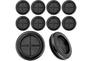 Nuts OT nuts 10 Stück Karosseriestopfen 25mm Schwarz Gummitüllen Kabeldurchführung Wasserdicht Rund Doppelseitige Durchführungstüllen für Kabelschutz Drahtschutz Steckern Kabellöchern
