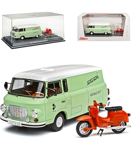 Modellino Barkas B1000 Volkspolizei Scala N 1:160 &ndash; Bus DDR In Resina, Kit Da Montare Non Dipinto