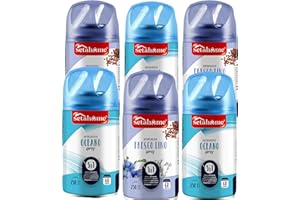 setahome 6 x Nachfüller 250 ml für automatische Duftsprays, geeignet für z.B. Air Wick Freshmatic und Glade (Fresh)