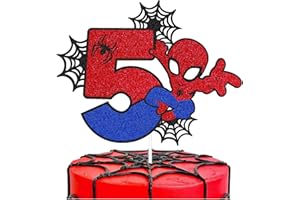 YOOYEH 1 PCS Party Cake Toppers, Cartoon Movie Themed Happy Birthday Party Supplies Decorations for Boys Girls Decorations (1th) (1th) (5th)