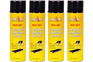 Kangaroo Treadmill Oil Lubricant Spray for Belt - Silicone Oil Lubricant - 500 ml (Set of 4)