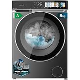 Cecotec Washing Machine 8 kg Front Load Bolero DressCode 8970 Direct Drive Steel. Motor Direct Drive, 1400RPM, 11 Programs, F